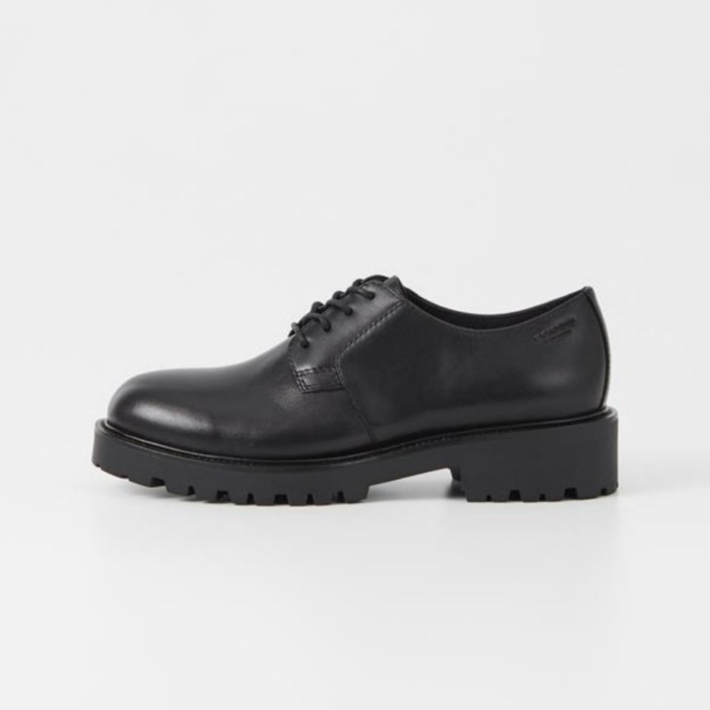 New Vagabond Black Leather Kenova Lace-up Oxfords Size 11